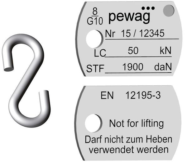 Závěsný štítek IDW, PEWAG WINNER