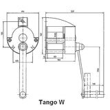 Ručný lanový navijak TANGO - 500kg