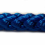 PPV 16mm lano pletené bez jadra modrej, pevnosť 3960kg, max. 100m